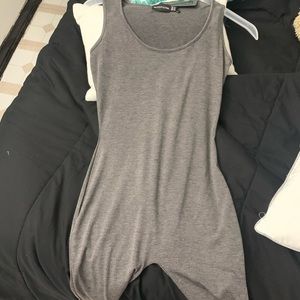 Pretty little thing short gray jumpsuit